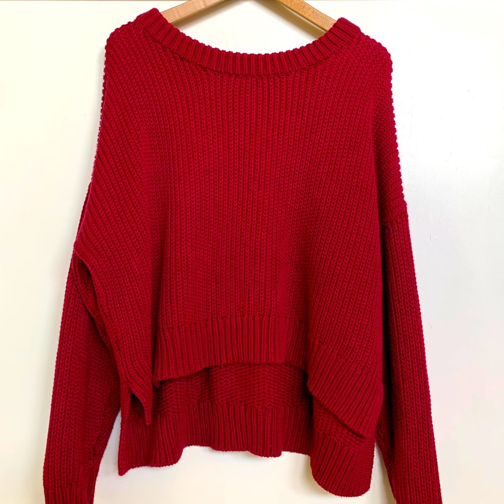 Tradlands Cottage Crewneck Sweater in Jam